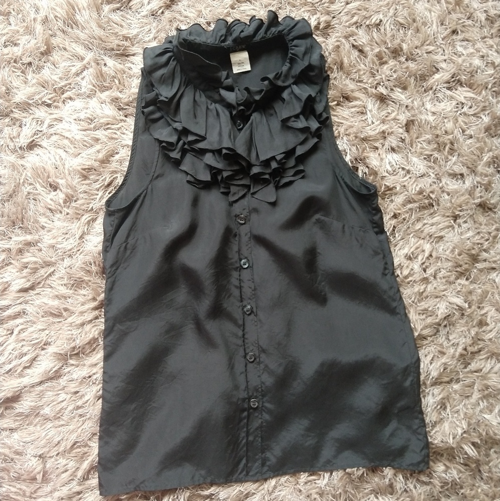 J. Crew sleeveless blouse